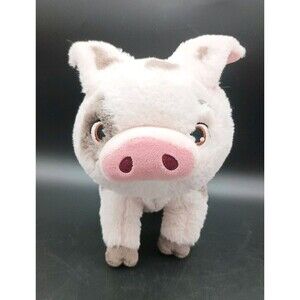 Disney Parks Moana Pua Pig Plush Stuffed Animal Toy 9.5” White Standing
